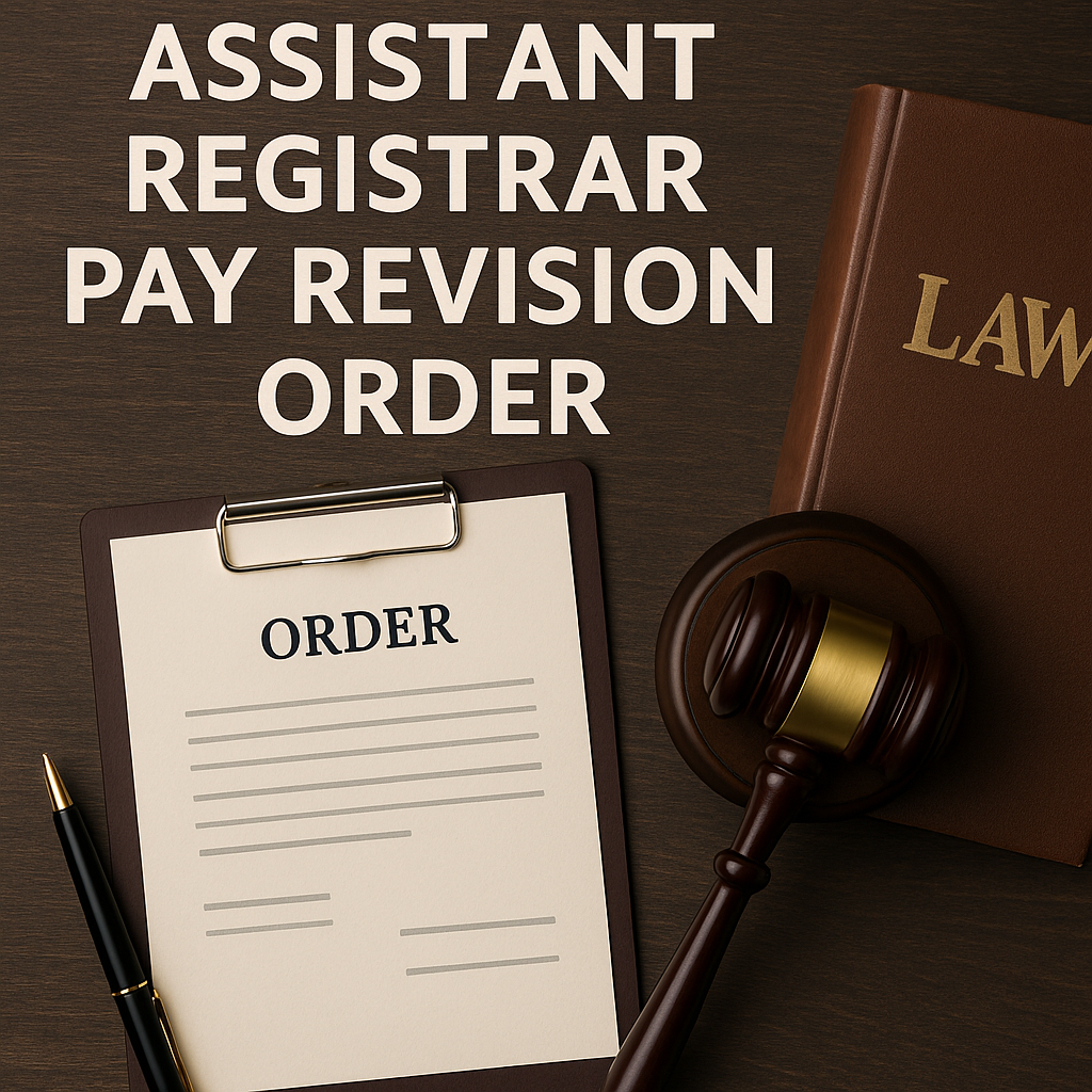 Court mandates university to finalize assistant registrar salary in 60 days, highlighting recruitment book updates and pay fairness.