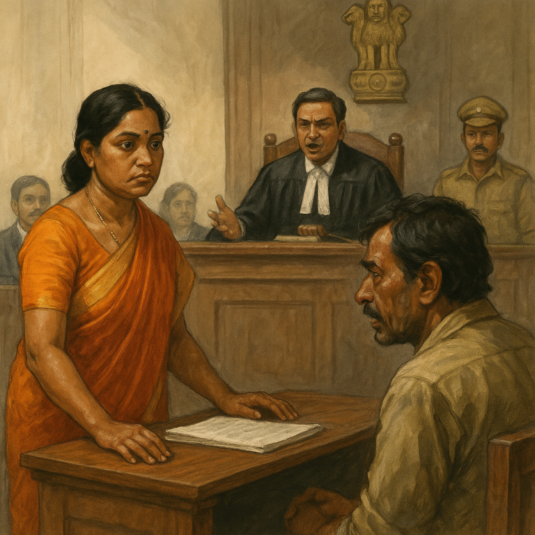 Indian courtroom scene showing a dispute over GST demand and natural justice principles