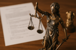 Realistic courtroom scene symbolizing GST assessment dispute under Section 73 decided by Patna High Court