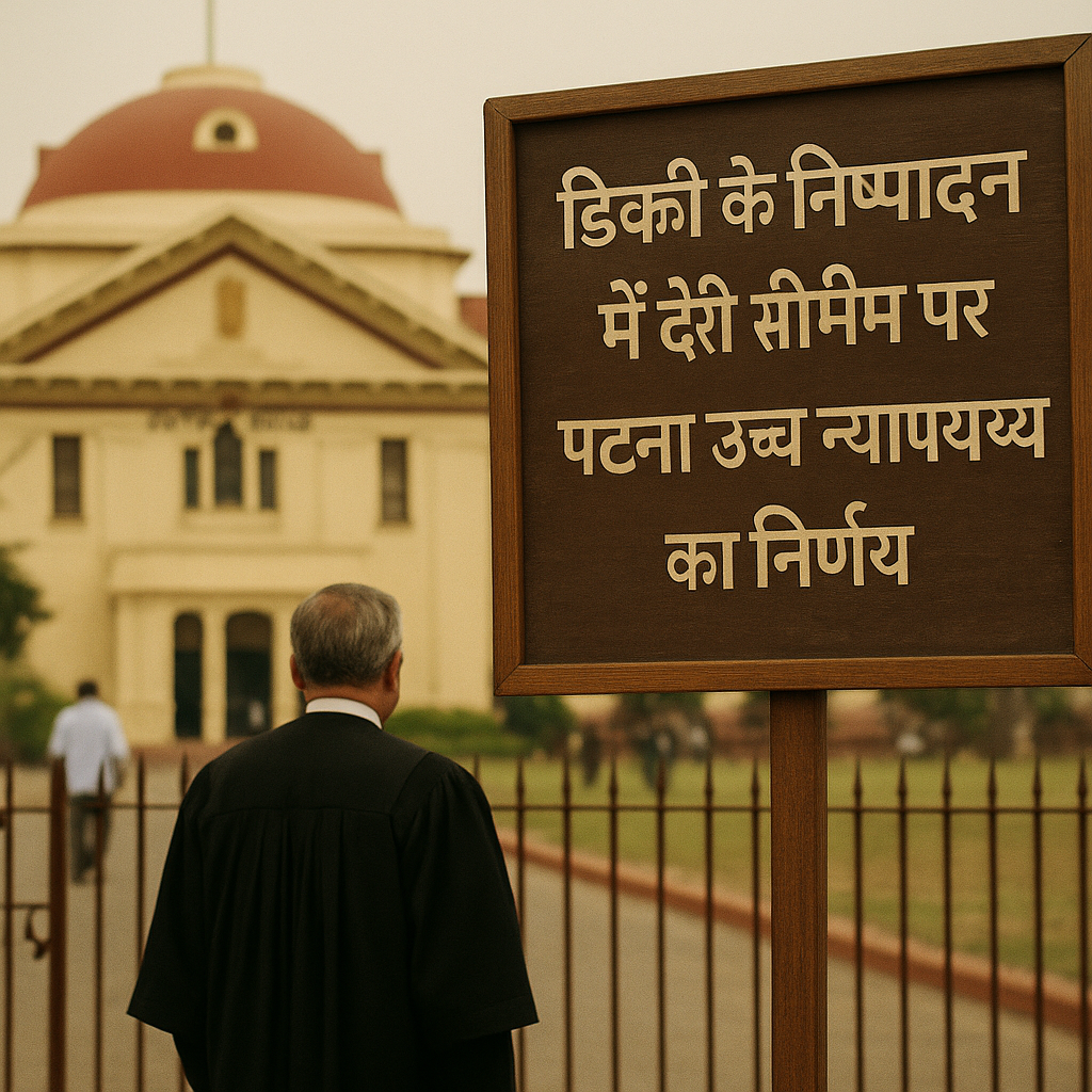 Patna High Court illustration about limitation period for execution of civil decree and doctrine of merger