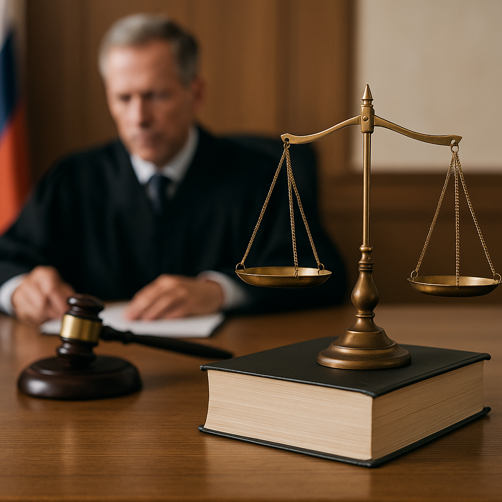 Courtroom scene symbolizing dispute over auditor tender rejection due to document format issue in Patna High Court.